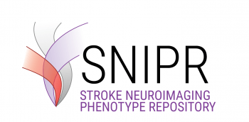 SNIPR logo: Stroke Neuroimaging Phenotype Repository